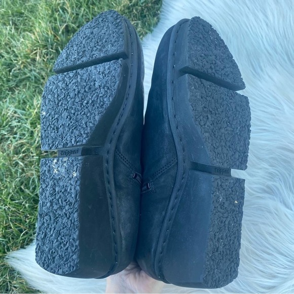 TRIPPEN Blaze Black Side-Zip Wedge Platform Leather Ankle Boots booties 40 EU - Picture 12 of 12